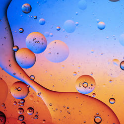 Close-up of bubbles