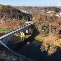 Scenic view of trees against sky