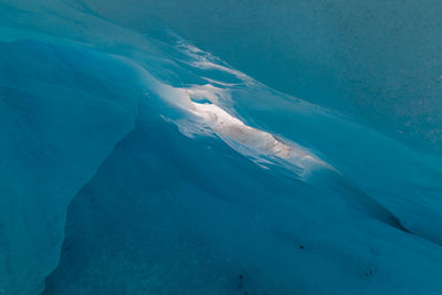 Close-up of glacier at jostedalsbreen