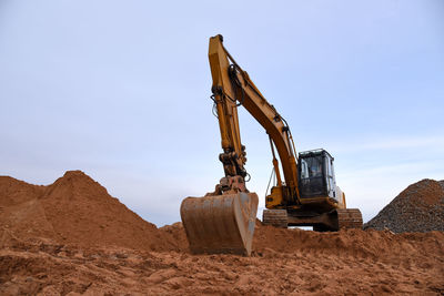 View of construction site against sky