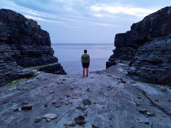 Boy at starwars location, ireland 