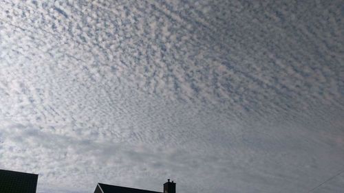 Low angle view of building against sky