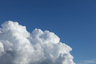 Low angle view of clouds in sky