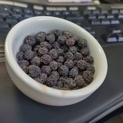 High angle view of food in plate on table