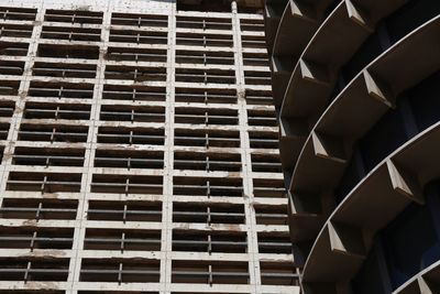 Low angle view of staircase in building