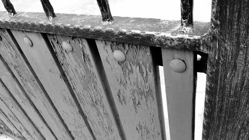 Close-up of wooden door