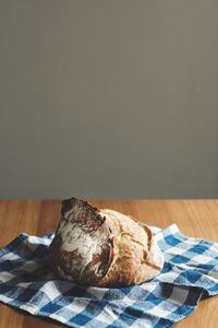 Close-up of food on table