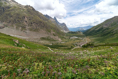 Scenic view of landscape against sky