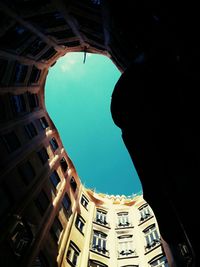 Low angle view of building against sky