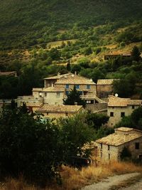 Houses on landscape