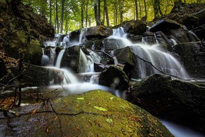 Waterfall in forest