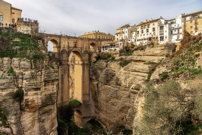 Puente nuevo in ronda, malaga, andalusia, spain