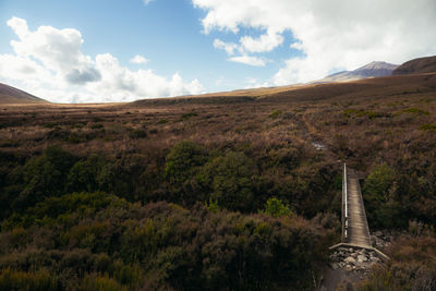 Scenic view of landscape against sky