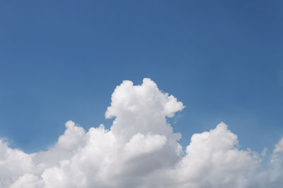 Low angle view of clouds in sky