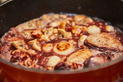 Close-up of food in container