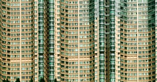 Full frame shot of buildings in city