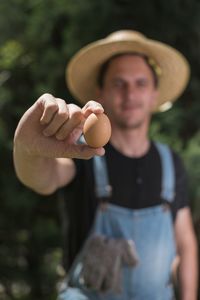 Close-up of person holding ice cream cone