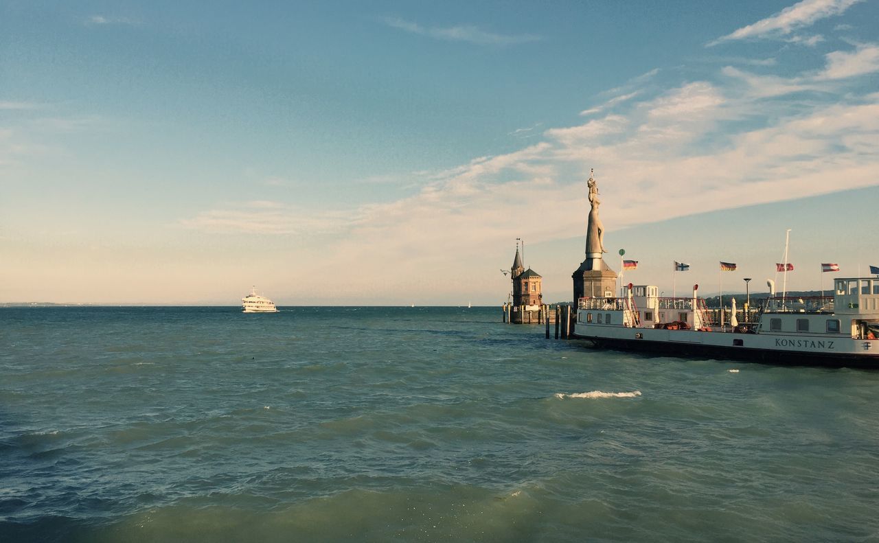 sea, nautical vessel, water, transportation, mode of transport, waterfront, boat, sky, horizon over water, sailboat, sailing, scenics, cloud - sky, nature, tranquility, tranquil scene, rippled, beauty in nature, travel, ship