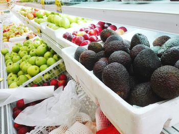 Fruits for sale in a supermarket