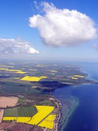 Aerial view of landscape