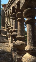 Low angle view of historical building