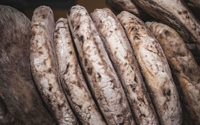 Close-up of breads