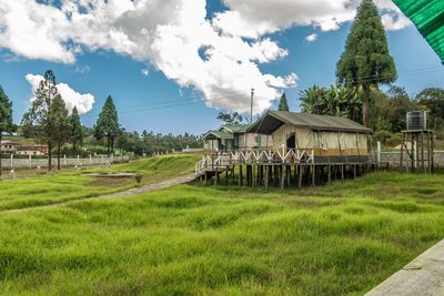 Panoramic view of landscape against sky