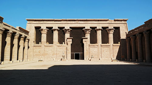 Low angle view of historical building