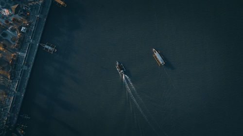 High angle view of cityscape