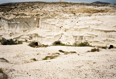 Rock formations in a desert