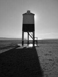 Lifeguard hut on beach