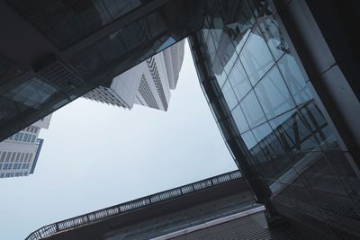 Low angle view of buildings against sky