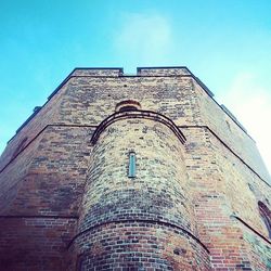 Low angle view of building against sky