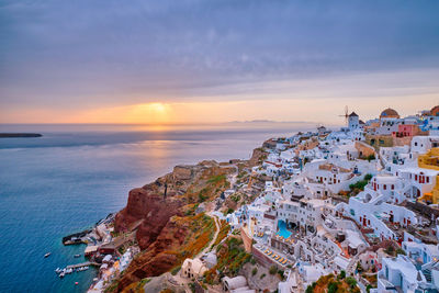 Famous greek tourist destination oia, greece