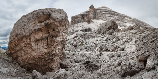 Close-up of rock formation