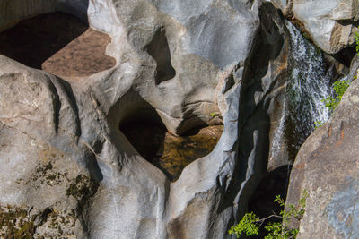 Close-up of cave