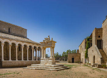 Historic building against blue sky