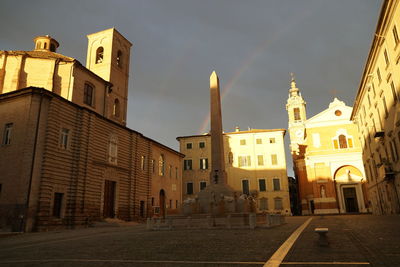 View of buildings in city