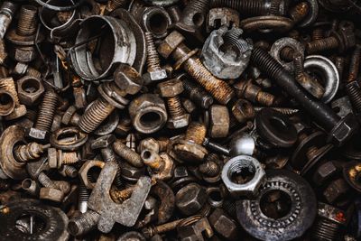 Full frame shot of rusty metal