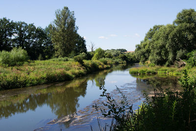 River and uncultivated area