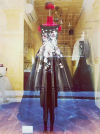 Man standing in corridor