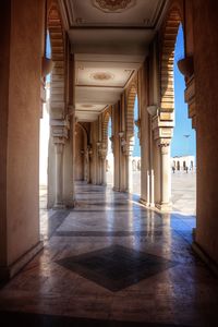 Corridor of building