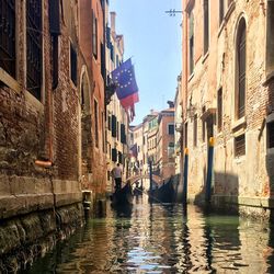 View of buildings along water