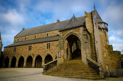 The city of vitré is located at the gates of brittany, france