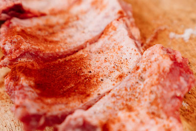 Close-up of bread in plate