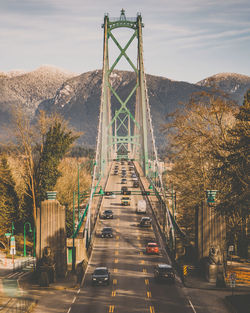 View of lions gate bridge