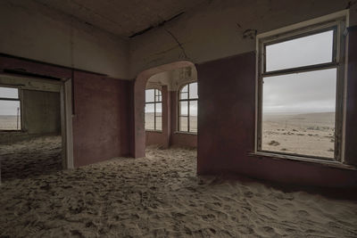 Interior of abandoned room