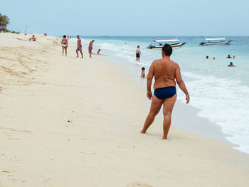 People on beach