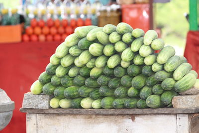 Close-up of fruits for sale in market