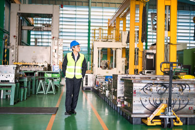 Man walking in factory